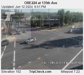 Traffic Cam ORE224 at 135th Ave